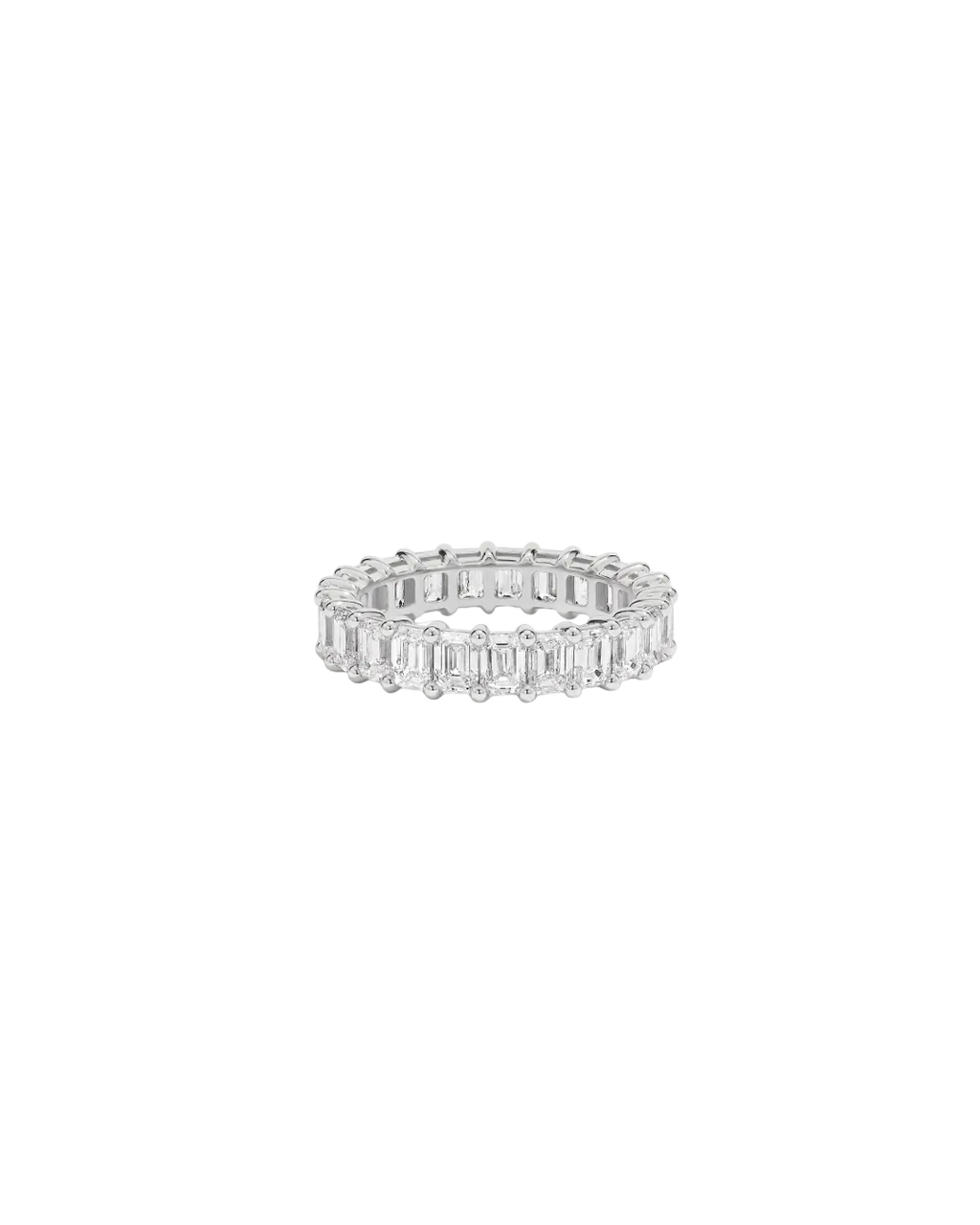 Emerald Cut Eternity Band