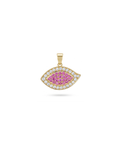 Pavé Pink Sapphire Evil Eye