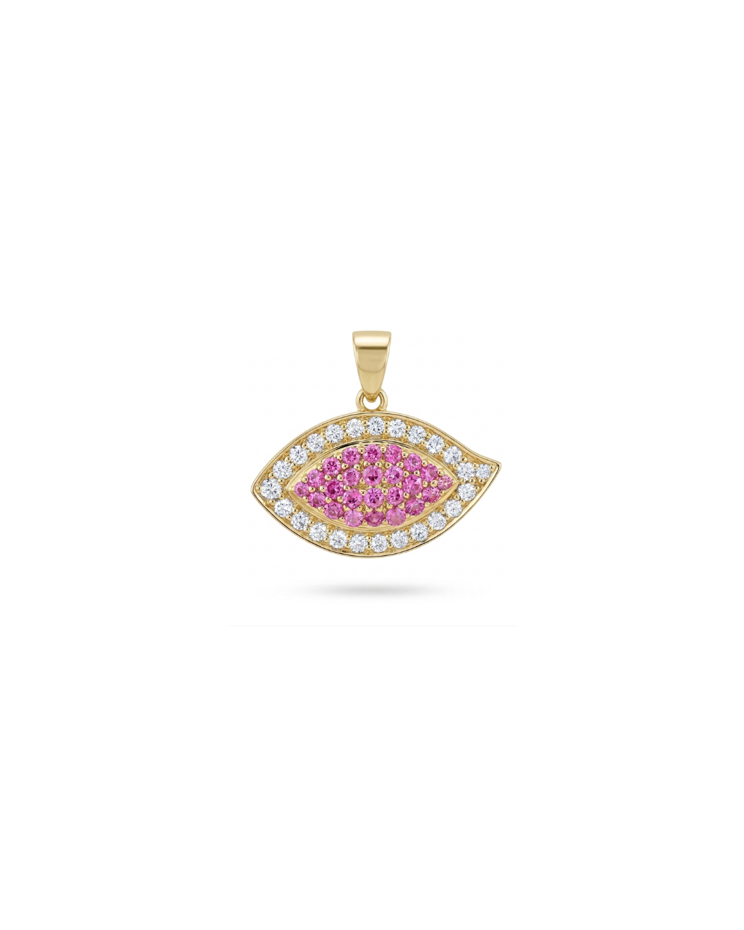 Pavé Pink Sapphire Evil Eye