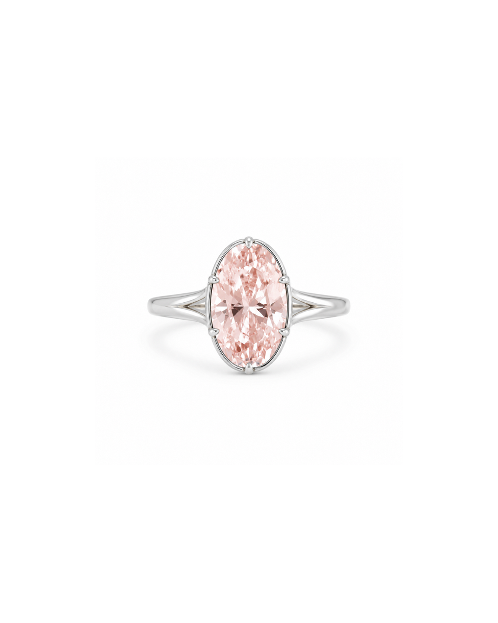 Blush Pink Lab-Grown Diamond Ring