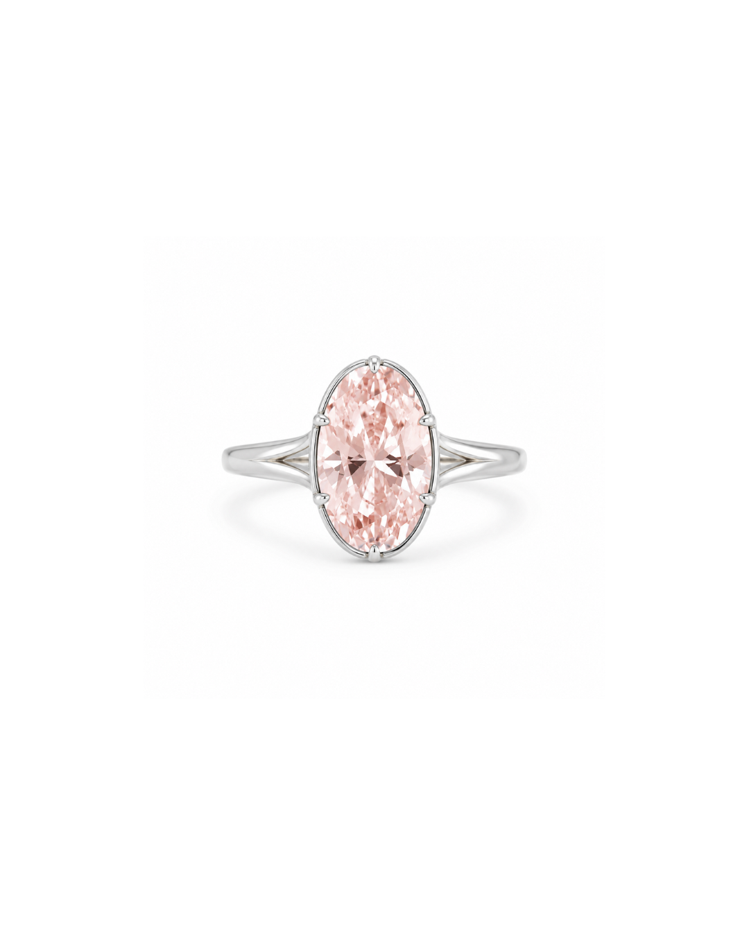 Blush Pink Lab-Grown Diamond Ring