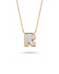 Lab-Grown Diamond Letter Necklace