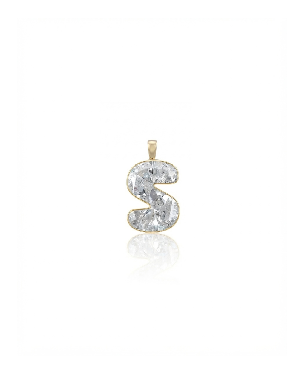 Initial Lab-Grown Pendant