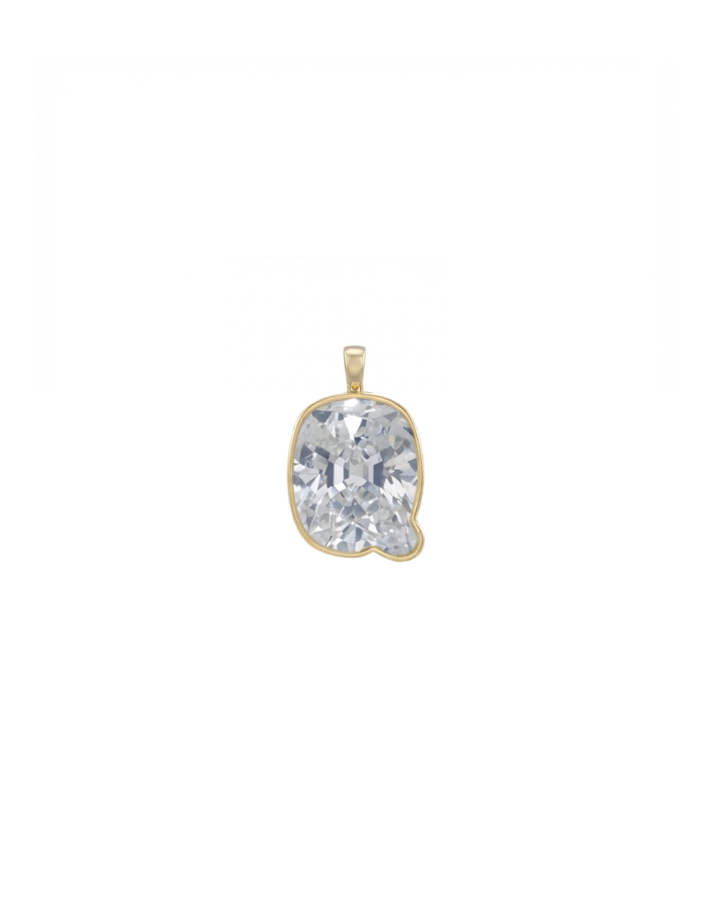 Initial Lab-Grown Pendant