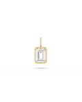 Emerald-Cut Bezel Pendant