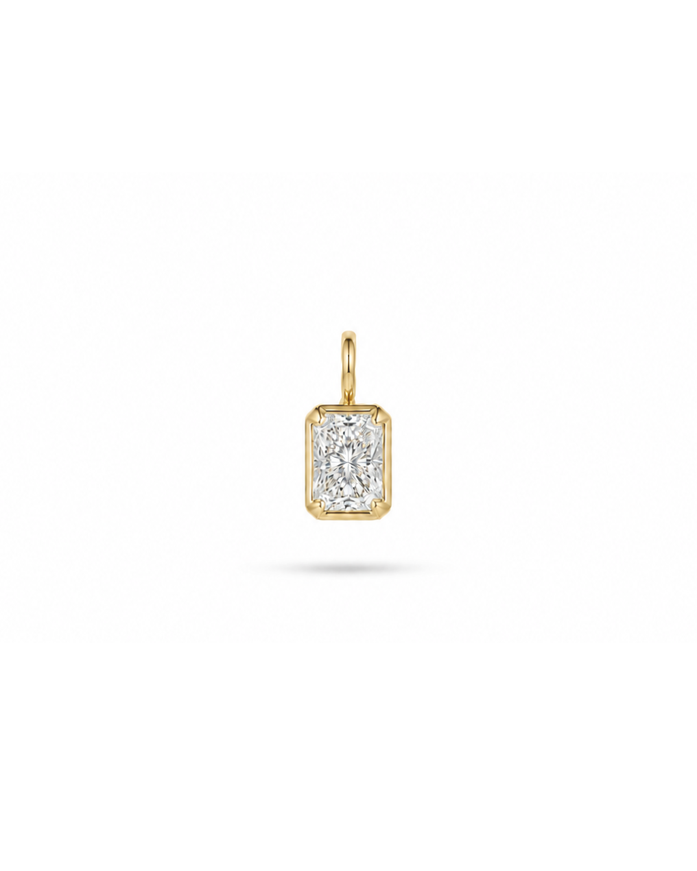 Radiant-Cut Lab Grown Pendant