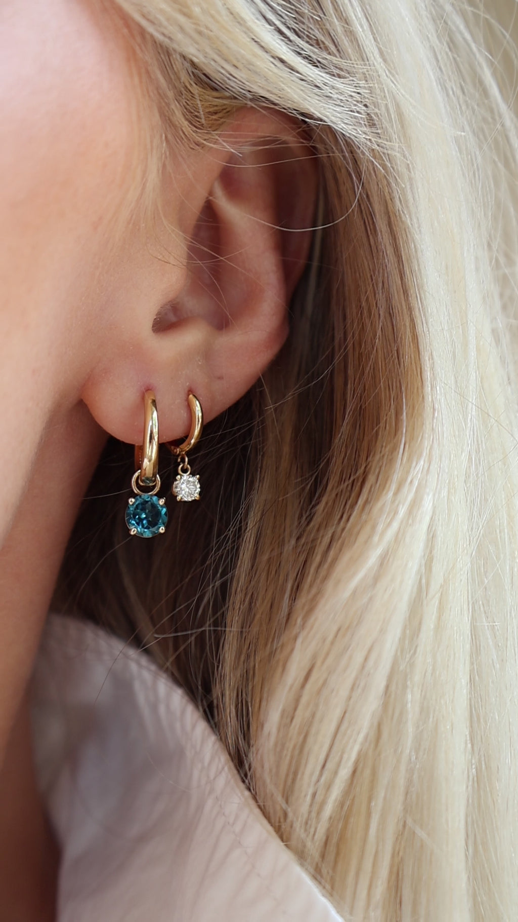 Blue Topaz Drops